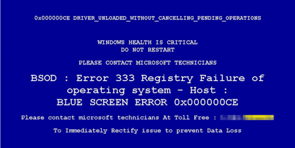 registry failure